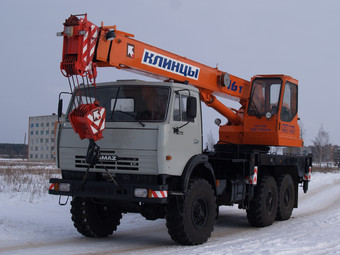 Автокран Клинцы КС-35719-7-02 вездеход 16 тонн